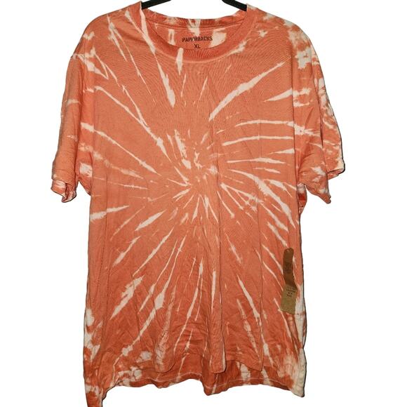 Paperbacks Tie‎ Dye NWT Short Sleeve T-Shirt Crew-Neck Size XL - Picture 1 of 7